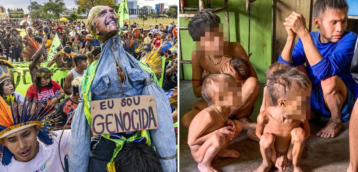 Bolsonaro é fritado pelo abandono dos índios Yanomami e ‘genocida’ fica entre os assuntos mais comentados nas redes
