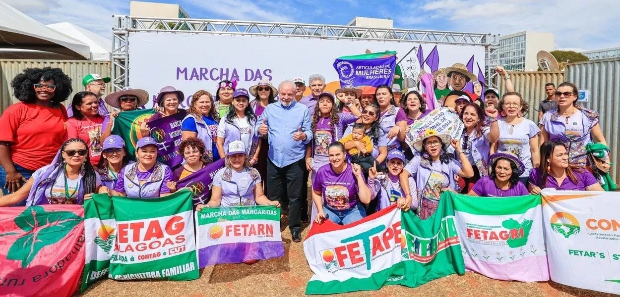 No encerramento da Marcha das Margaridas, Lula repete frase histórica: “os fascistas jamais evitarão a chegada da primavera”