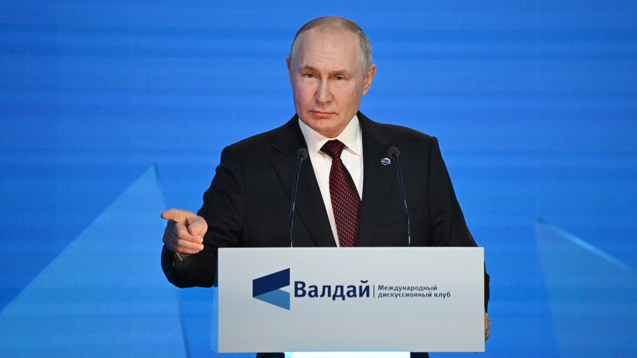 O Discurso do Presidente Putin na sessão plenária da 20ª reunião do Valdai Club