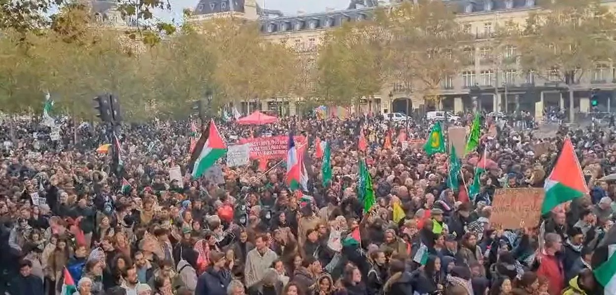Manifestantes marcham em importantes cidades para exigir cessar-fogo em Gaza (vídeo)