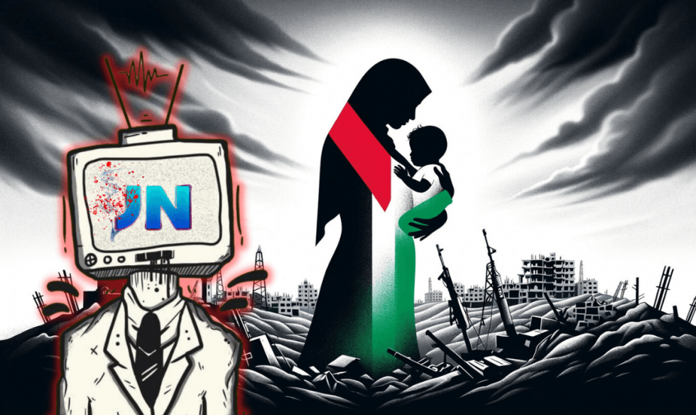 Análise: Jornal Nacional atua como cúmplice e propagandista do holocausto palestino
