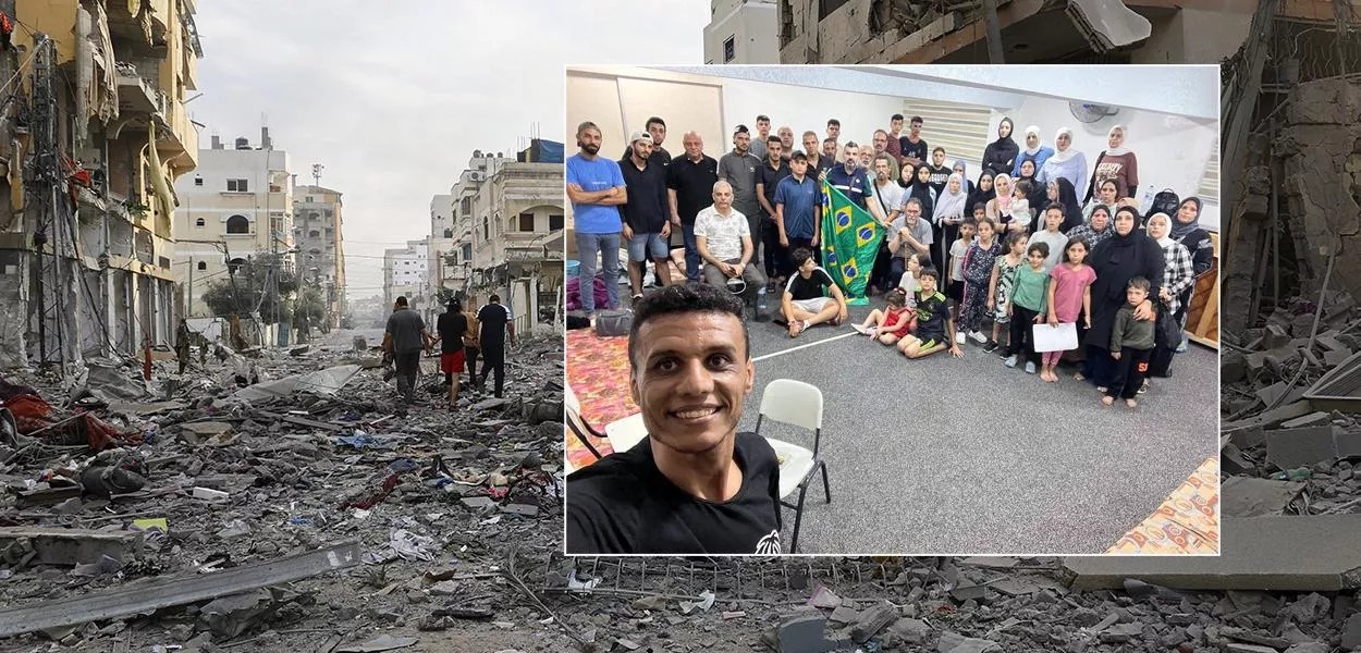 Brasileiros aguardam passagem de ambulâncias ao Egito para deixar Gaza, diz embaixador na Palestina